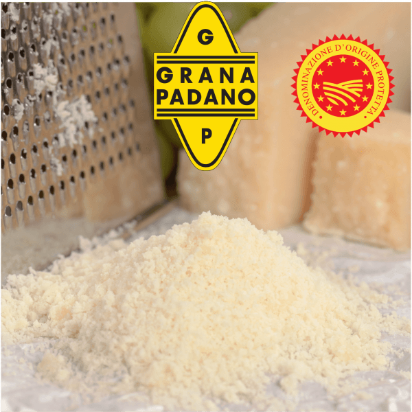 Grana Padano DOP râpé en sachet de 1 kg