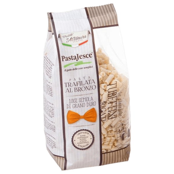 Tubettini Rigate 2 sachets de 500 g – Pâtes sèches de semoule de blé dur