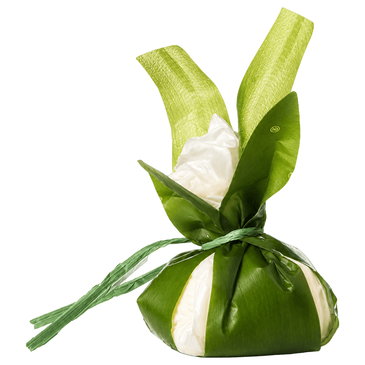 Burrata fior di latte sur feuille en 500 g ou 1 kg