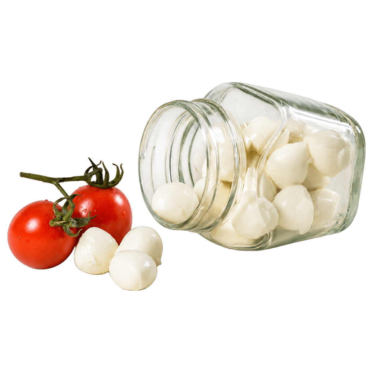 Perlines de Mozzarella fior di latte 7 g en barquette de 500 g