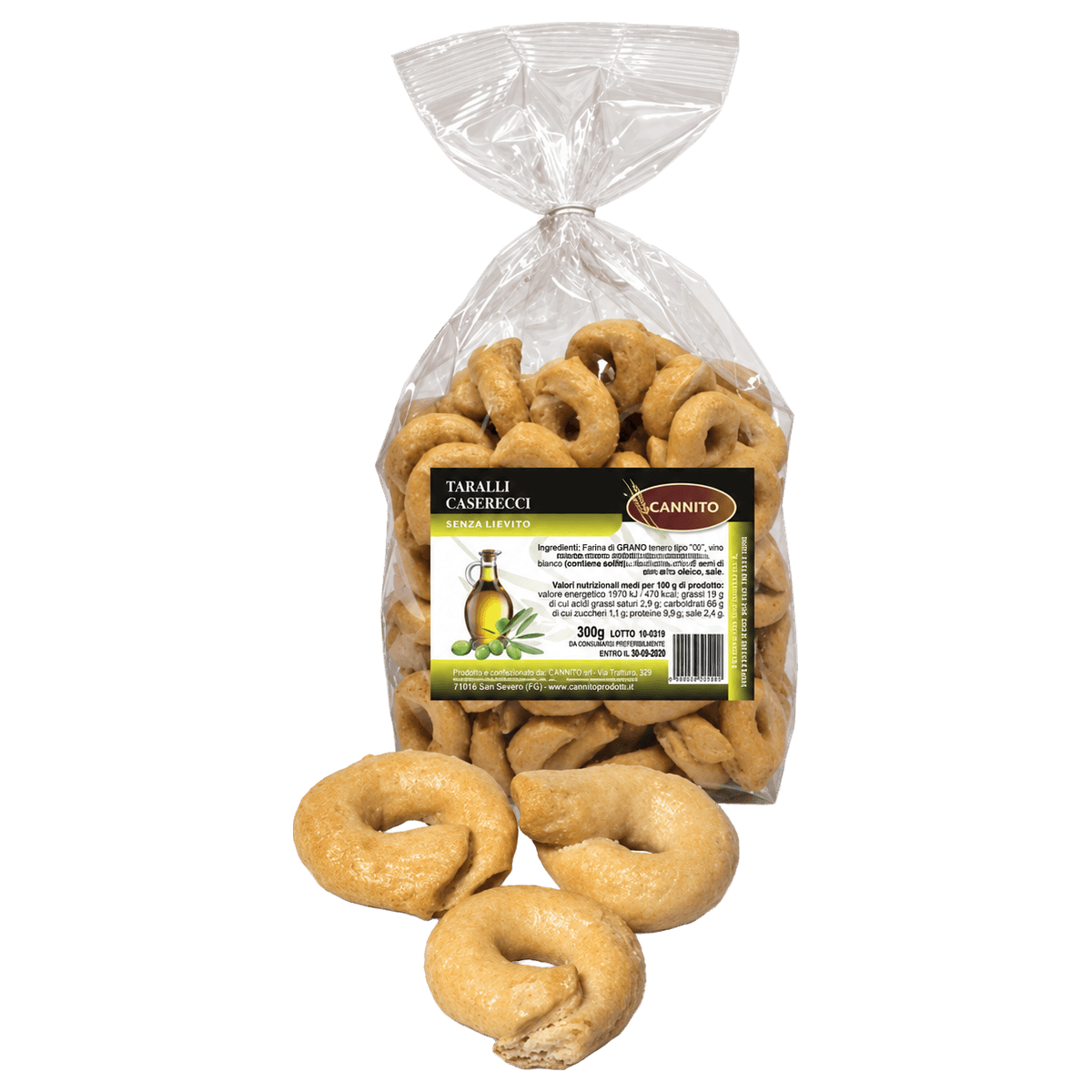 Taralli cinq céréales – 300 g/ sachet