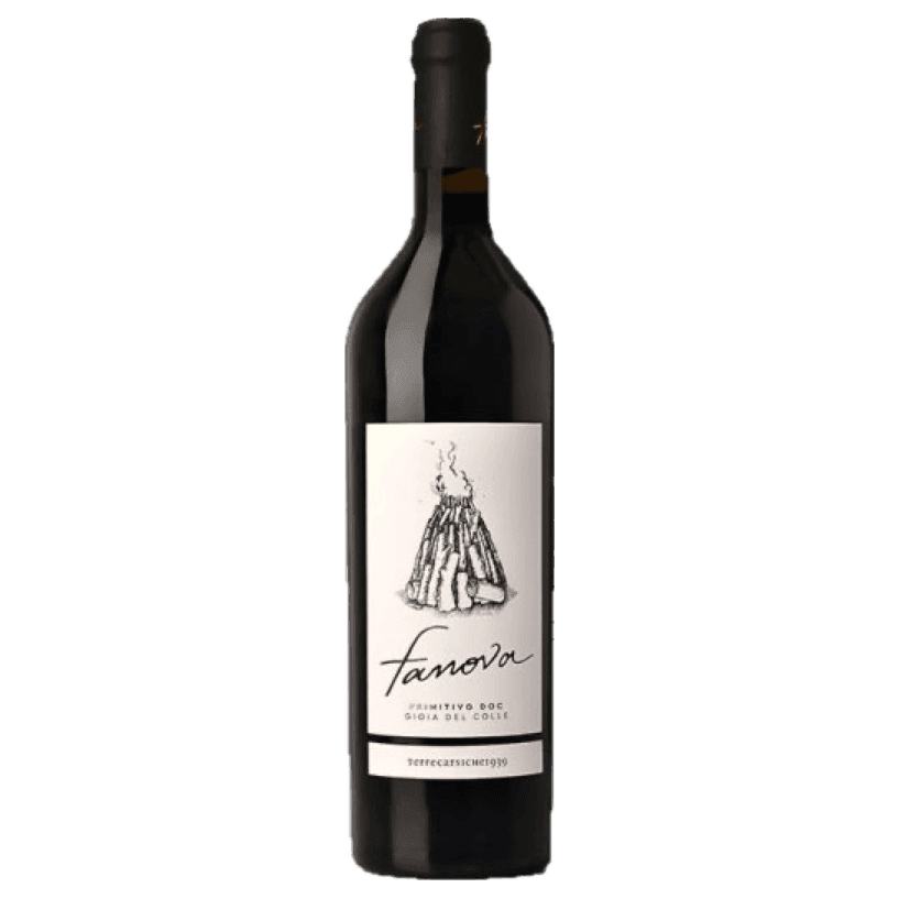 Bouteille de primitivo des Pouilles